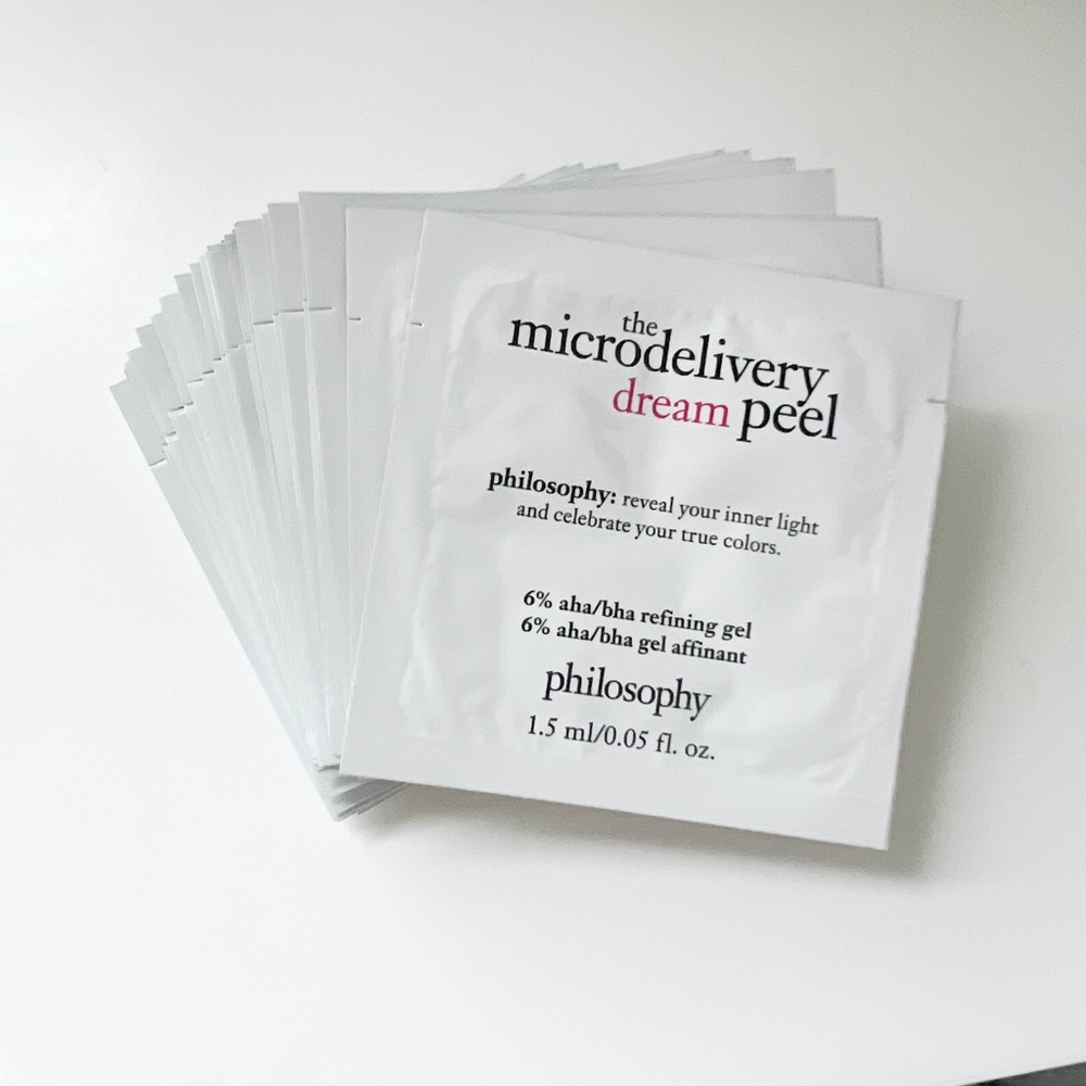 (25) PACKET LOT - Philosophy - The Microdelivery DREAM Acid PEEL AHA BHA Travel - Picture 3 of 5